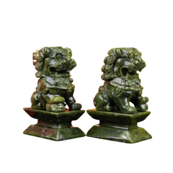 Đôi nghê đá phong thủy LVPT12cm