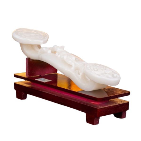 Gậy như ý bằng ngọc Onyx trắng VPPT30cm