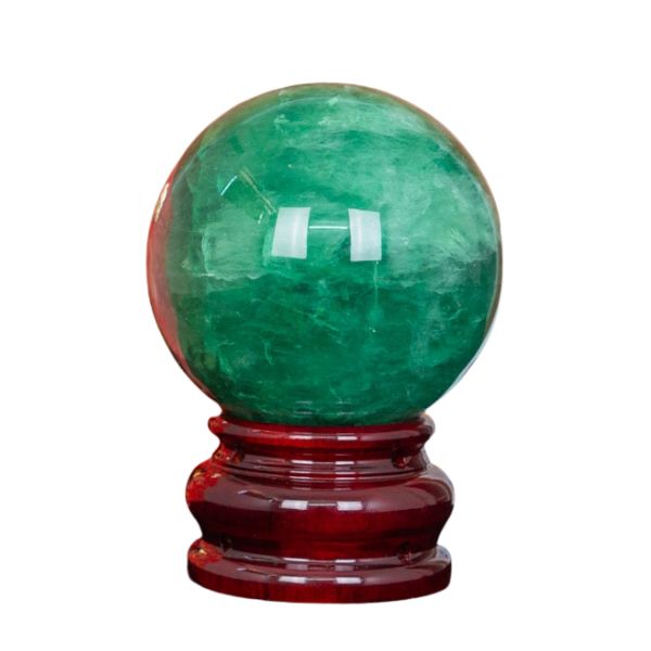 Quả cầu thạch anh xanh (Flourite)