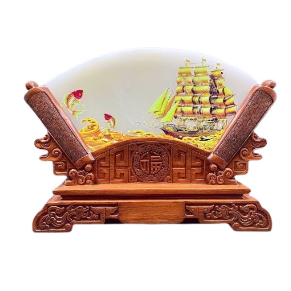 Thuyền buồm đá phong thuỷ TPDPT2KG
