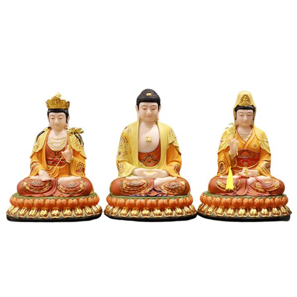 Tượng 3 Vị Phật Tam Thế TDPT40cm