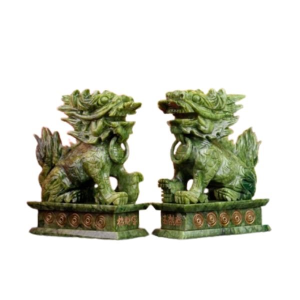 Tượng kỳ lân bằng đá LVPT20cm