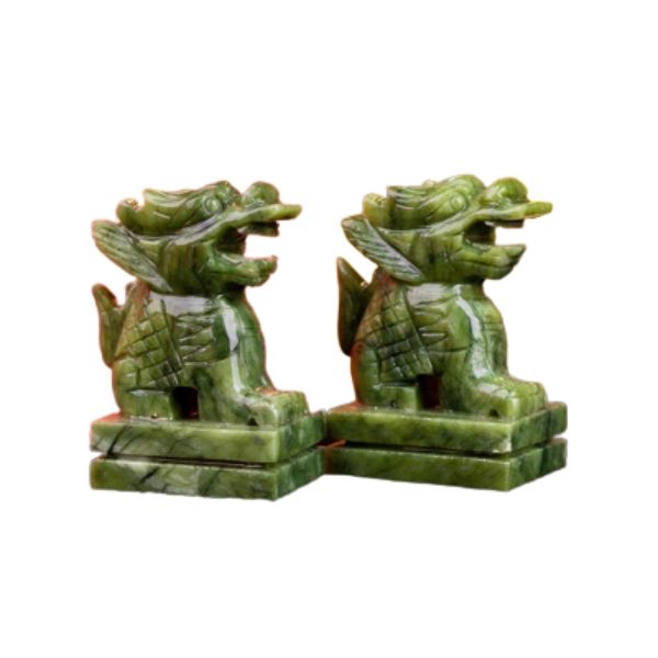Tượng kỳ lân đá phong thủy LVPT10cm