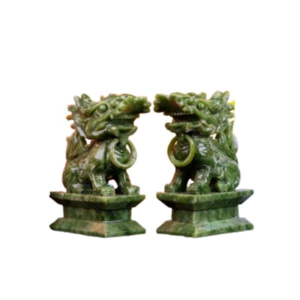 Tượng kỳ lân đá phong thủy LVPT12cm