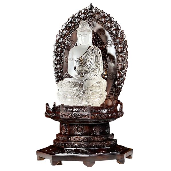 Tượng phật thích ca bằng đá 4,36KG