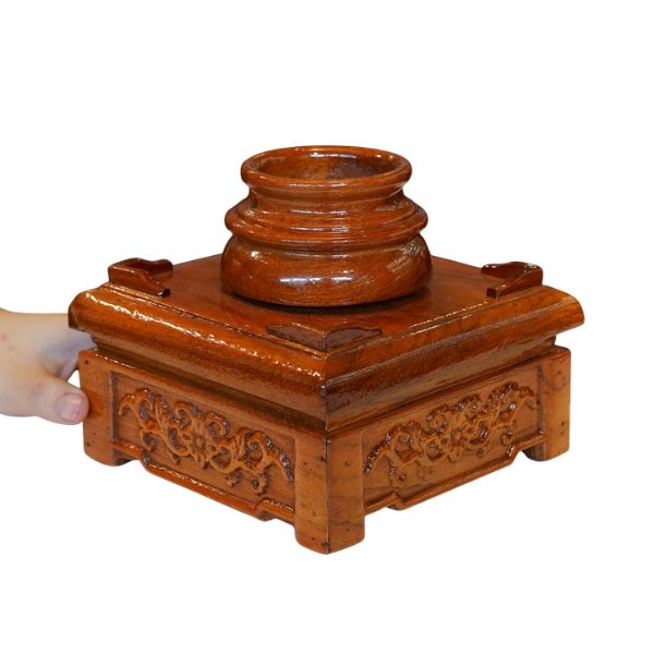 Đế xoay có đèn vuông QCPT16cm